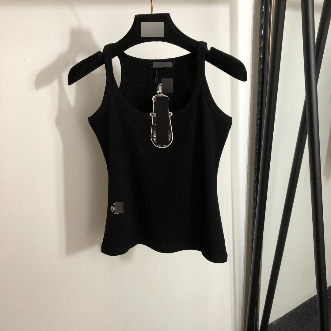 Women's Tanks Designer Clothes Women Cotton T Shirt Luxury Y2k Tank Top Chrome Dress Summer Beach Wear Harajuku Shirts Sleeveless Vest