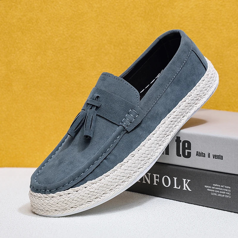 Plus Size 39 Mens Casual Shoes Flat Outdoor Sneakers Lightweight Boat Driving Loafers Breathable Men Canvas 260519banjia