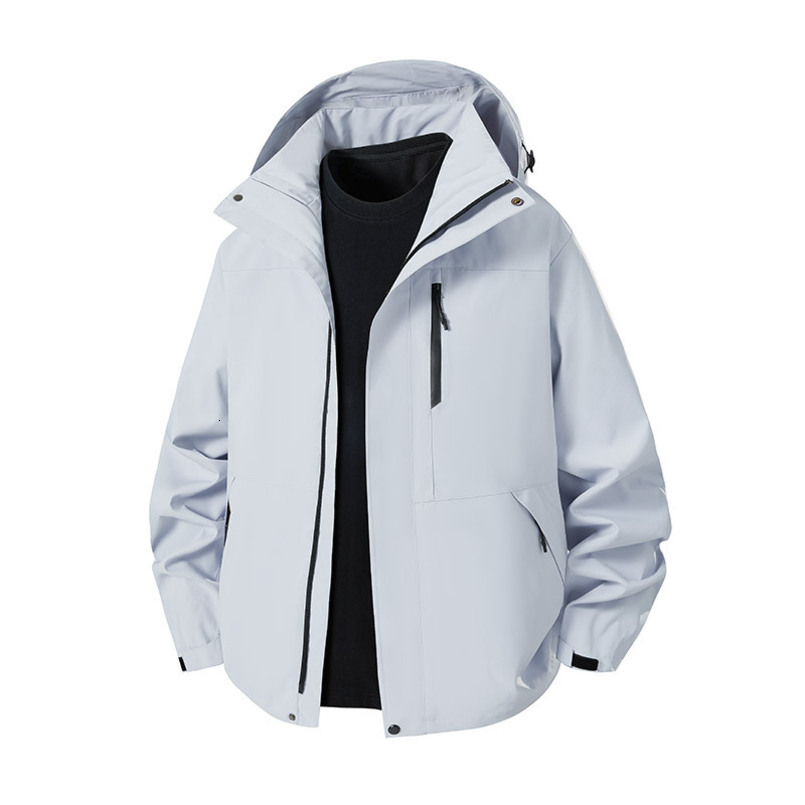 Men's women's spring 2025 new windproof waterproof outdoor hiking and travel jackets can be printed with a logo