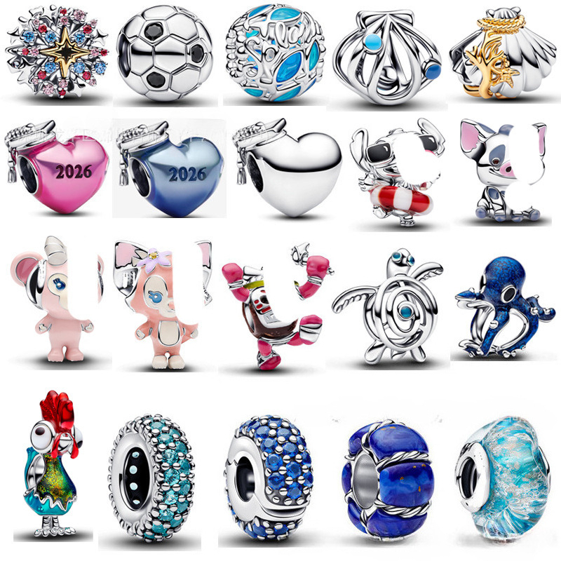 2026 Spring Summer newest shell designer charms for snake chain bangle bracelets Jewelry findings components DIY accessories bracelet slide charm be