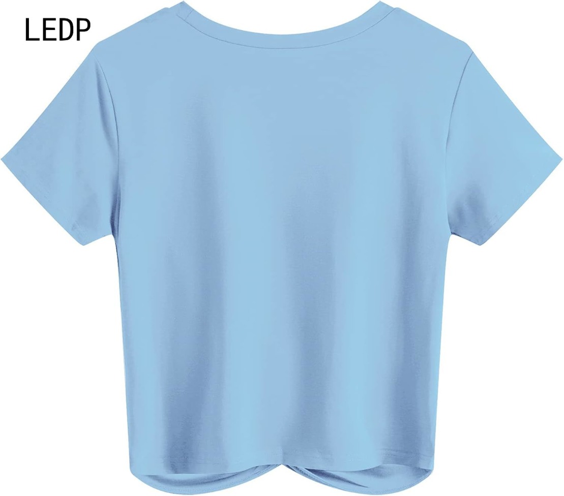 185316 Mycelium self-healing coated fabric large size women's T-shirt damaged biological repair slimming circular economy experimental model-image-1106697098