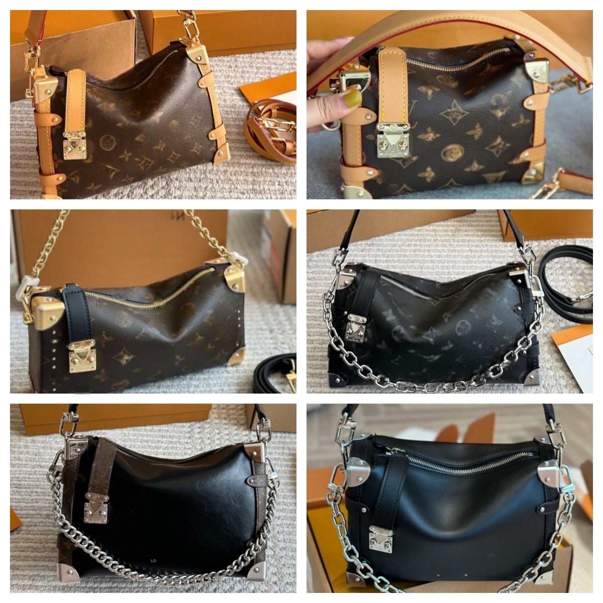10A Qualité L Home S Valley Ailing Sac pour femme Sac de couleur vieille fleur Sac à main à bandoulière Sac à bandoulière de créateur Sac à bando