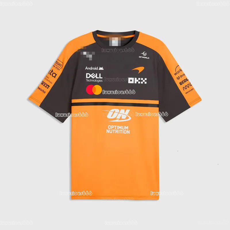 Mclaren F1 T-Shirt F1 Racing Sports Mens T Shirt Sports Leisure Polo Womens Designer Camiseta Mclaren 2026 Papaya Support Custom Wholesale T-Shirts