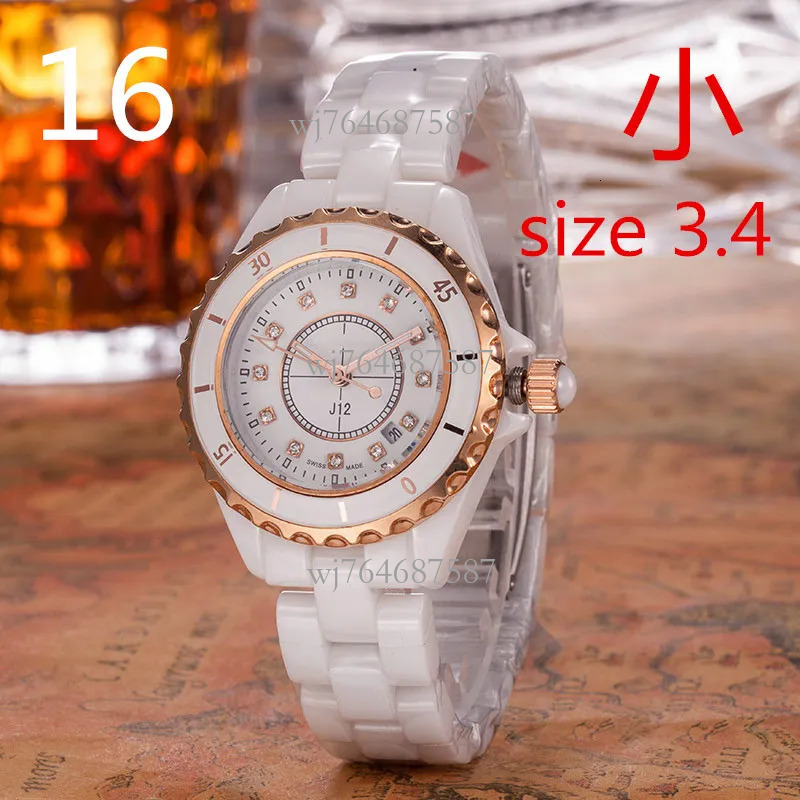 Channels Diamond Watch Moissanite Classic Wristwatch White Lady Wristwatches Sports Quartz Men Black Women Ceramic Couple Vintage Wat Cc Watchs 98f