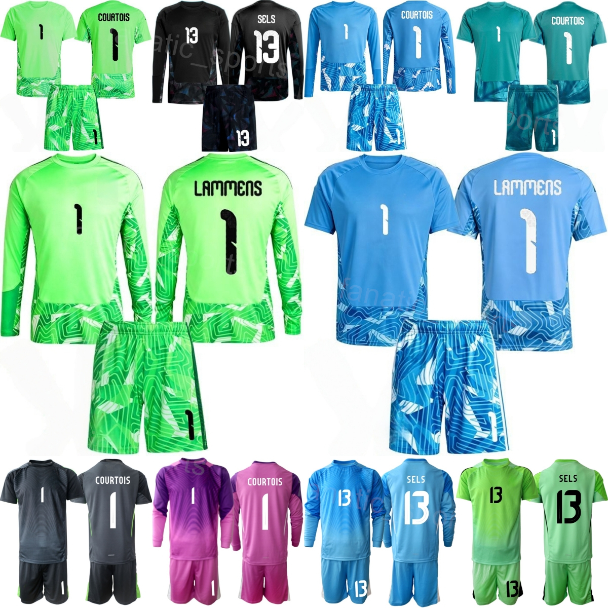 National 26/27 Goalie Soccer 13 Matz Sels GK Jersey 1 Senne Lammens Maarten Vandevoordt Koen Casteels Simon Mignolet Goalkeeper Football Shirt Yo-image-924101026