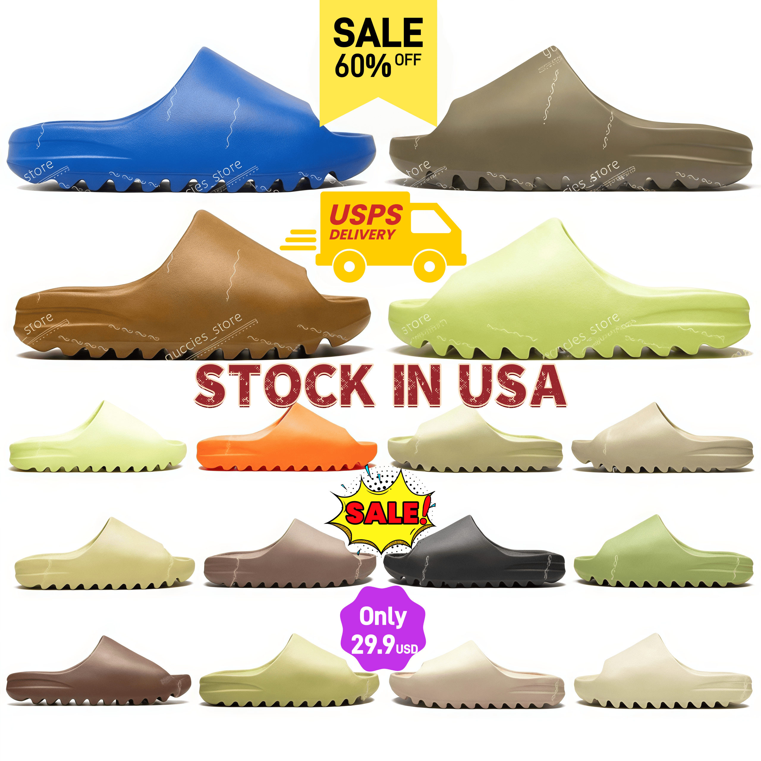 Designer Slippers With Box Men Woman Slider Vermillion Mineral Blue Onyx Pure Sandals Slide Slipper Ochre Bone Resin Clog Desert Foam Runner Slid-image-949038654