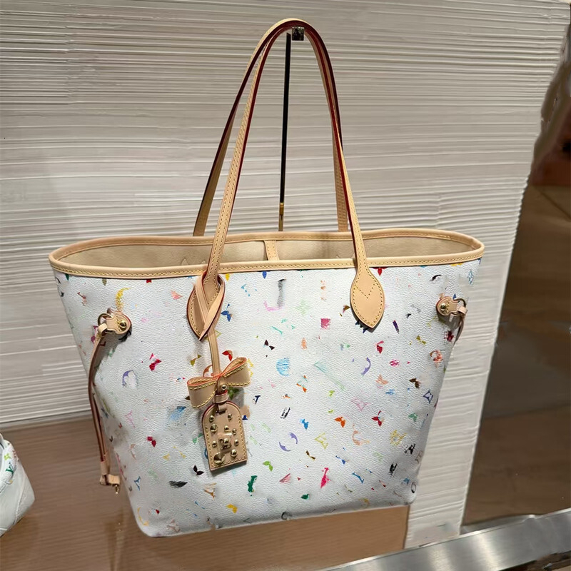 12A Clone Quality, Factory Direct Sales, Designer Bag, New Style Cowhide, Colorful Pattern Bag, Messenger Bag, Versatile Makeup Bag, Light Luxury An