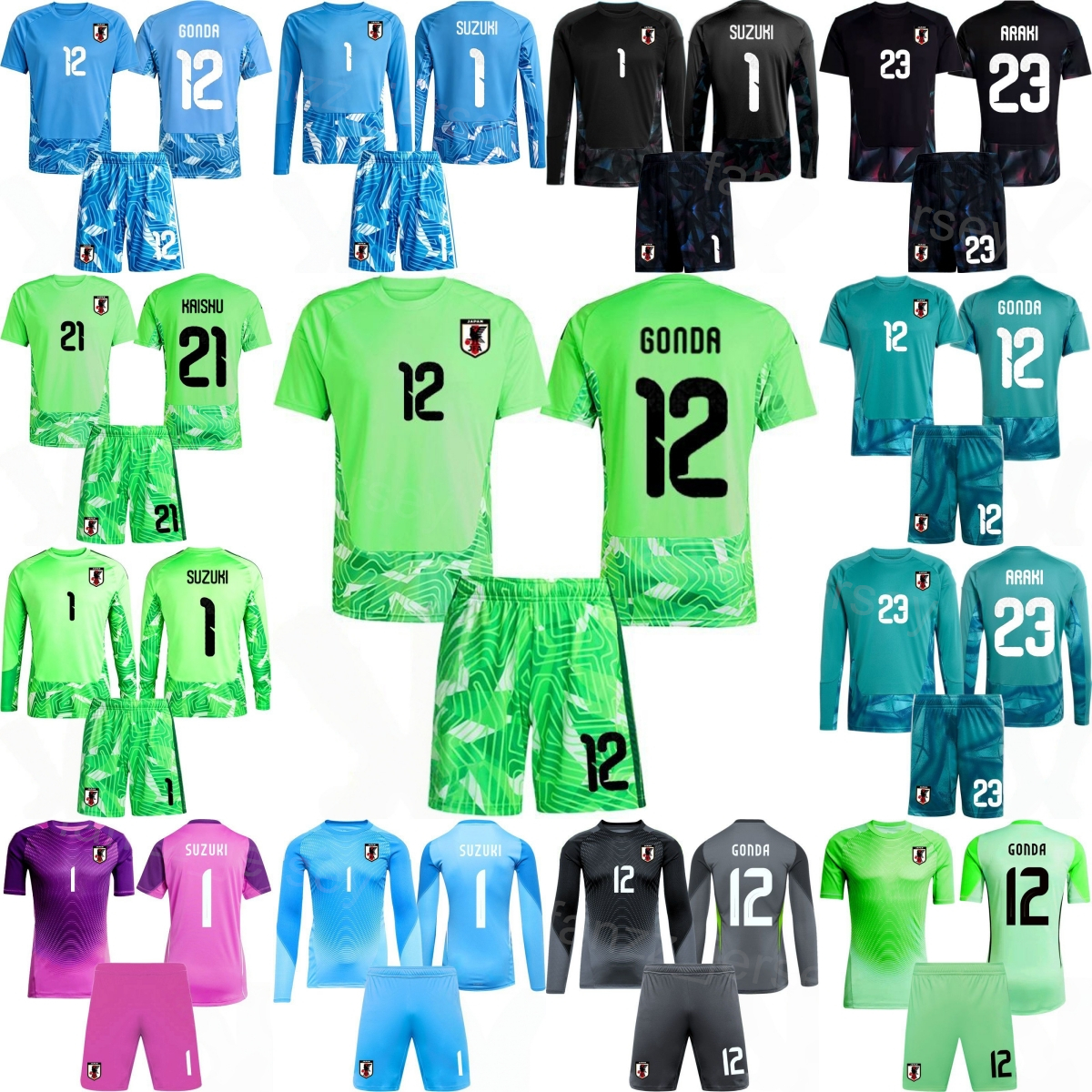 Gardien national GK Soccer 1 Zion Suzuki Maillots 2026/27 Japon 12 Keisuke Osako Tomoki Hayakawa Eiji Kawashima Shuichi Gonda Maillot de football