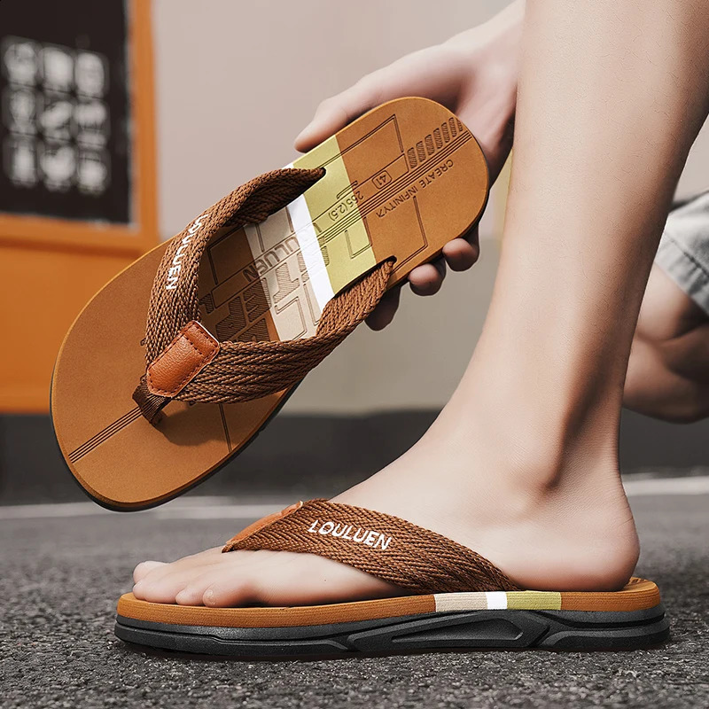 FlipFlops Mens 2025 Summer NonSlip for Outer Wear Beach Sandals 260519banjia
