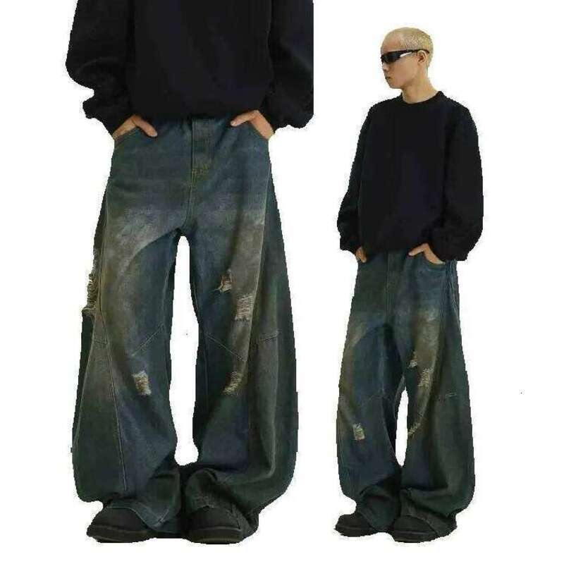 Men Jeans trousers Designer Mens Y2k Baggy Pants Streetwear Oversized Trousers Casual Jeans For Men Women Daily Wear Denim Pants
