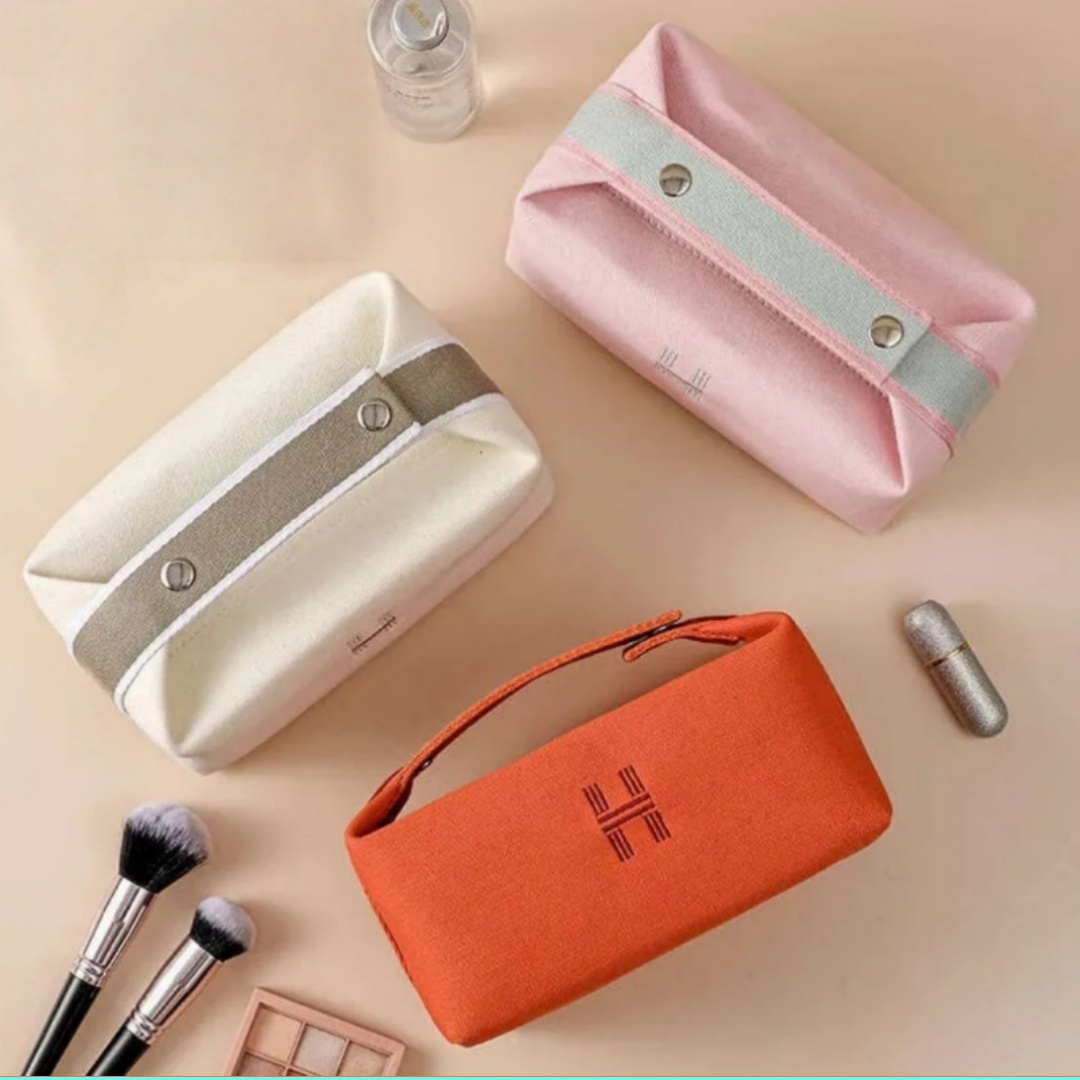 Designer Toiletry Tool Classics Canvas Waterproof Small Size Bag Travel Portable Pouch Makeup Organizer Box Storage
