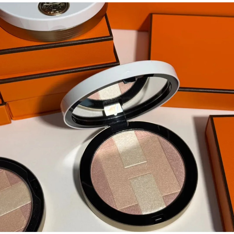 EPACK Face Bronze Contour Highlighter Plein Air Htrio Healthy Glow Mineral Powder 18g 3 in1 Bronzers Palette 01 Rose Atacama 02 Corail Mojave Presse