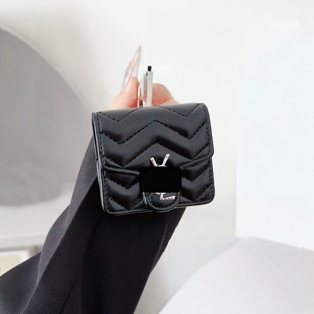 Keychains Lanyards Luxury designer keychain fashionable women's mini wallet high-quality bag charming genuine leather men's coin wallet Bl