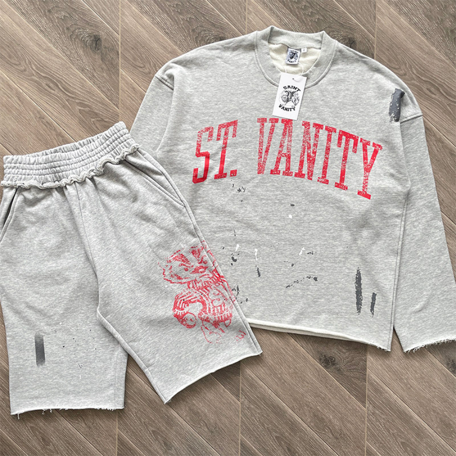 Men's Plus Size Hoodies & Sweatshirts Print Hoodie Street Loose Pullover Sweatshirt