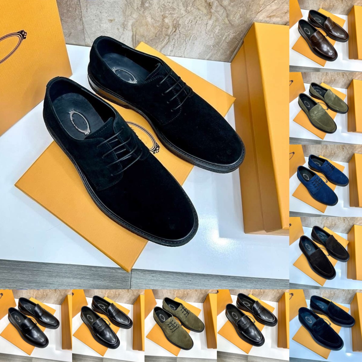 69MODEL Luxury Italian Mens Wedding Oxford designer shoe Genuine Leather Crocodile Pattern Handmade Flat Black Mens Dress Shoes Loafers Man New Styl