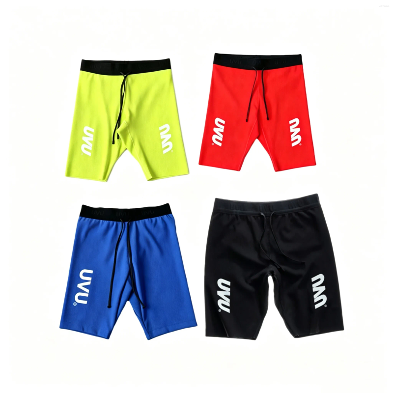Men's Shorts UVU Half Tight Running Fitness Cycling Sports Compression Lined Elastic For Mobile Phone