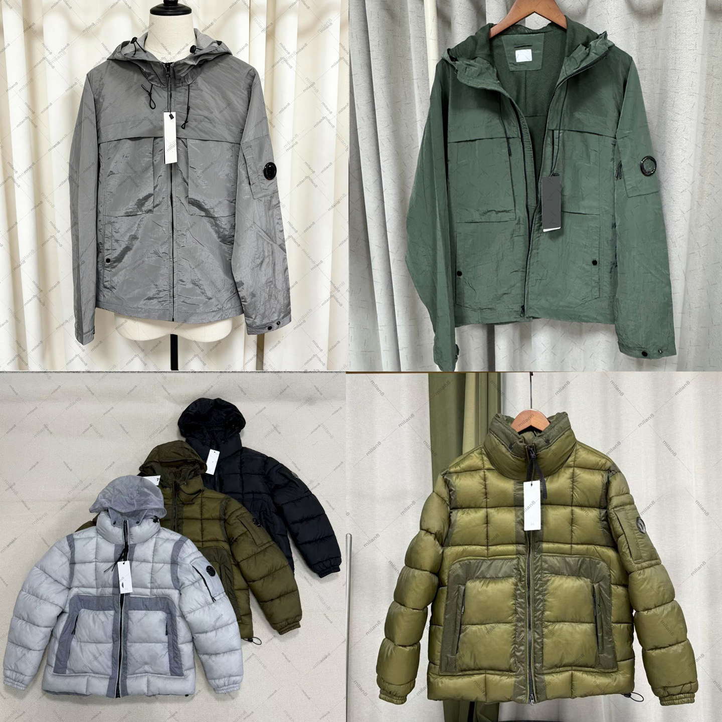 Mens Jackets puffer jacket lens detail outdoor glasses fashion company couple winter coat-image-830532706