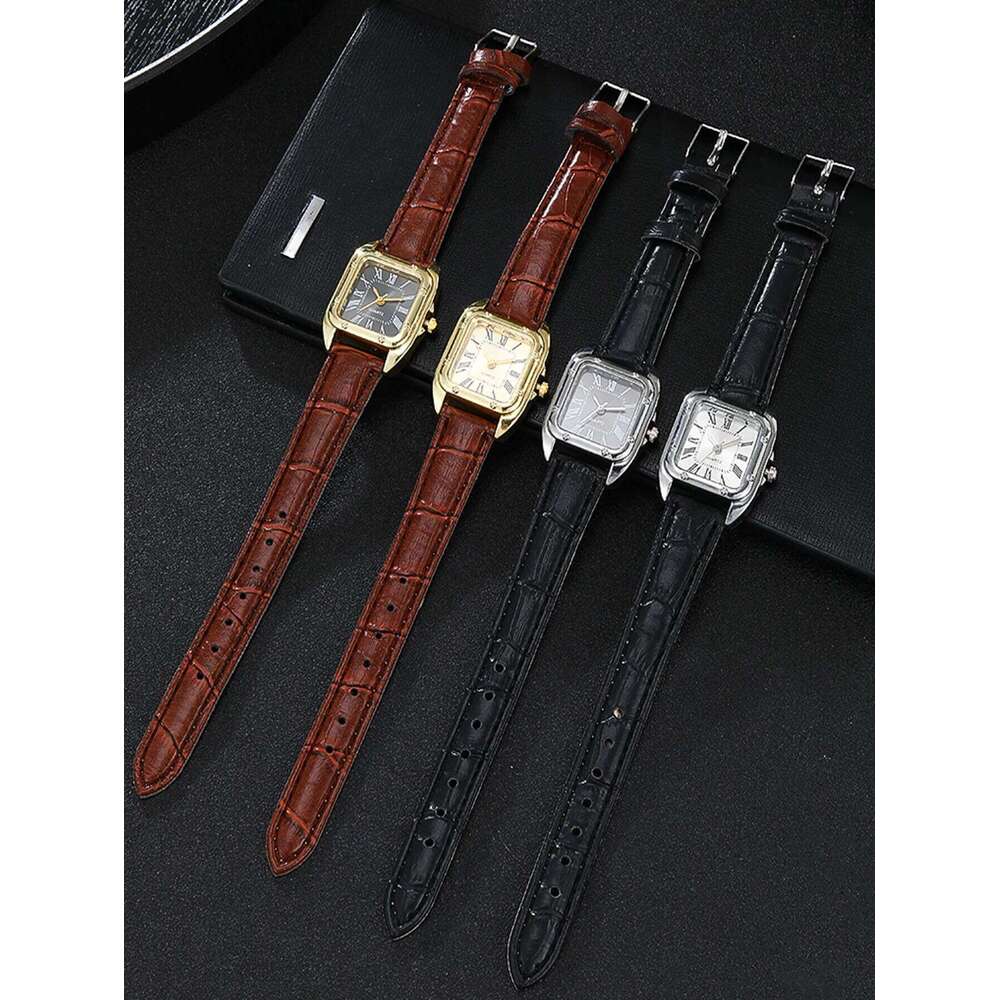 Retro Niche High-end Light Luxury Fashion Elegant Quartz Watch Women, Suitable for Christmas and Halloween Gifts 26L0521