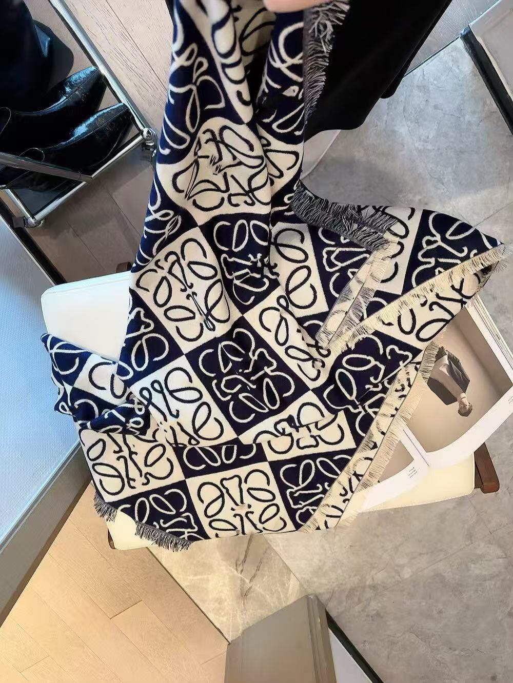 NEW Classic Designer scarf the latest released color matching cashmere scarf autumn and winter item 100% top-grade cashmere Double sided color match