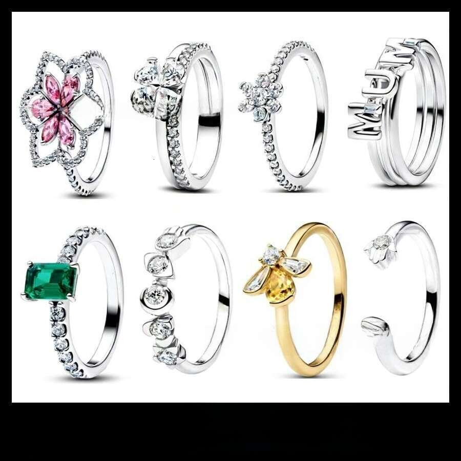 pour les femmes bague en fleur de cerisier perlée carotte petit lapin blanc abeille accessoires de bijoux de créateur