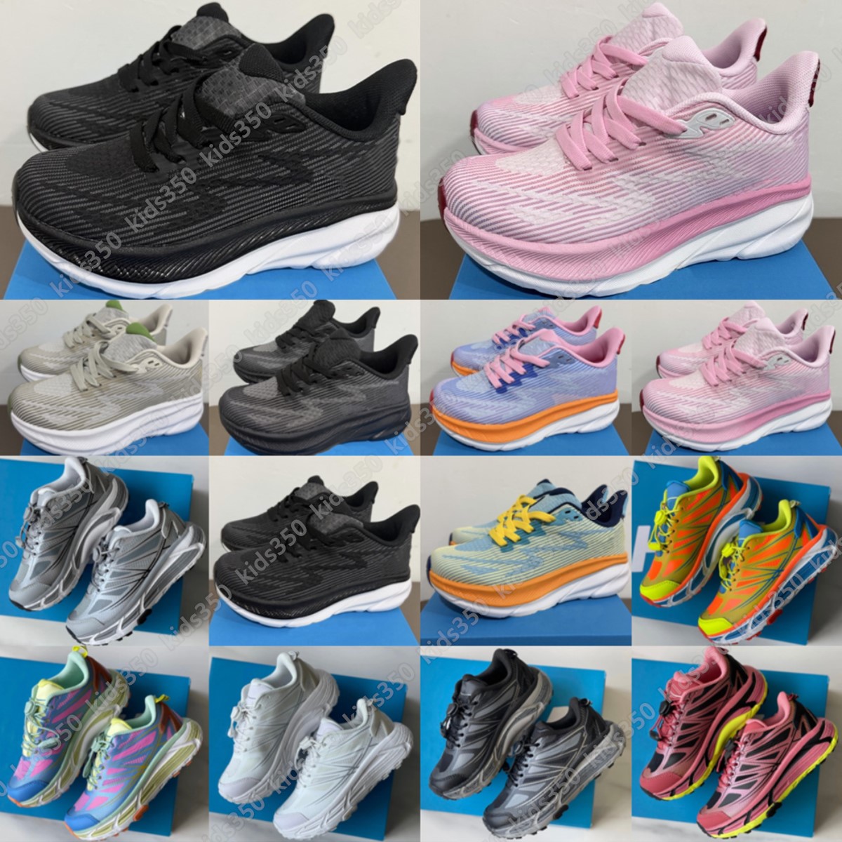 Toddler Sneakers running Kids Shoes youth boys girls Federer trainers Infants kid Designer Shoe Baby Sports Black pink Blue-image-935975857