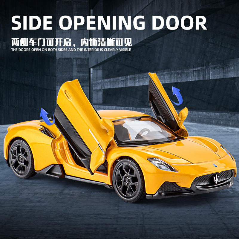 1:36 Alloy Sports Car Model Double Scissor Doors Pull Back Toy Car For Boys-image-1107038885
