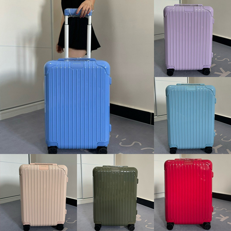 Suitcase designer bag with roller luggage, mens and womens handcart password lock luxury luggage family luggage high-quality road alloy PC frame-image-1107064171