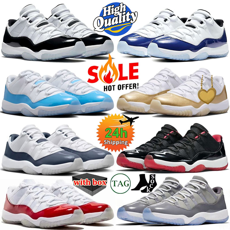 With Box 11 11s Basketball Shoes j11 Cherry Igloo University Blue Cool Grey Mother's Day Citrus Low Mens Women Top Quality Outdoor Sports Train