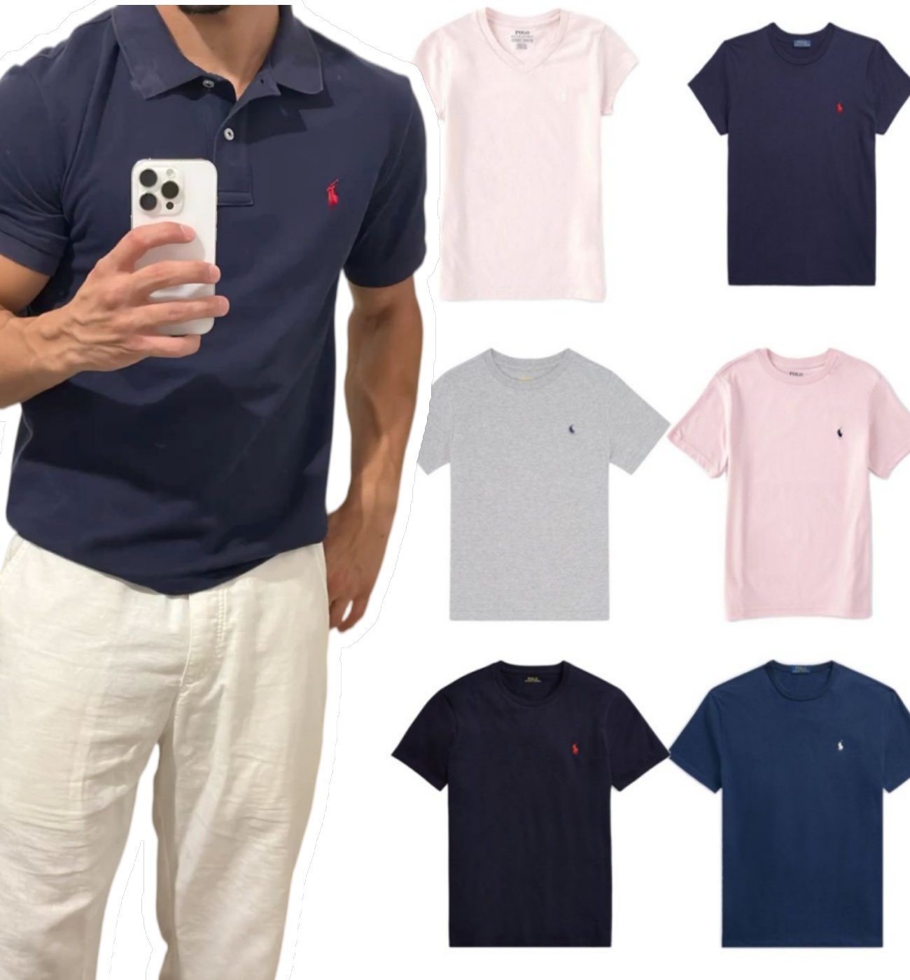 Designer Polo Raph Layren T Shirt Men Short Sleeve With Embroidered For Summer Casual Wear 100% Cotton Tshirt Mens Tee Fashion Asian Size S-2XL