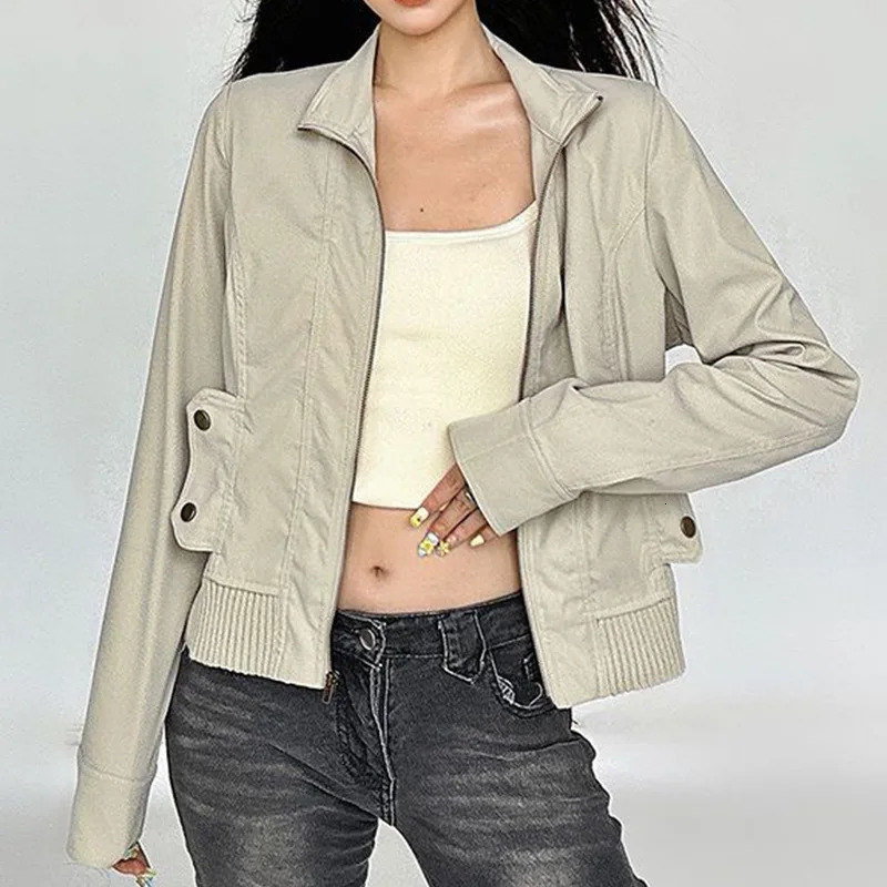 American retro industrial style line segmentation pocket flight staff jacket versatile autumn and winter explosive jacket 260520BJ