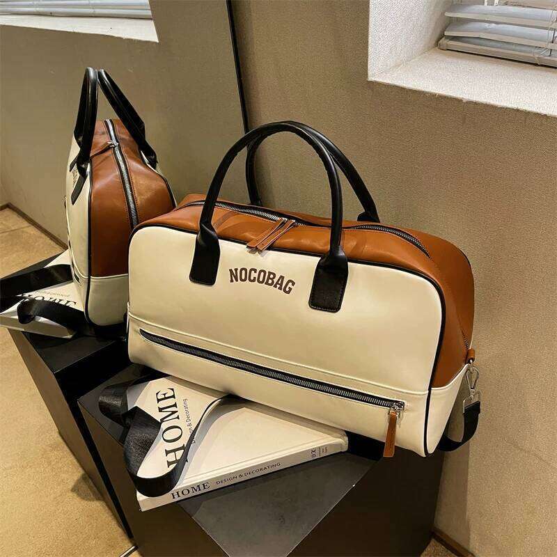 Bag accessories 2026 New Retro Niche Pu Leather Sexy Letter Handbag For Women Large Capacity Tote Shoulder Gym Bag Luggage
