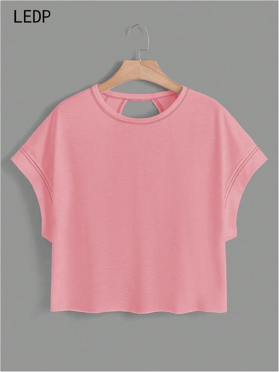260980 Electronic Aurora Large Size Women's T-shirt LED Simulation Particle Flow Yoga Slimming Technology Era Natural Alternative-image-1107175611