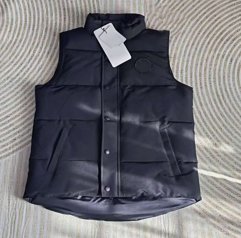 canada jacket goocepuffer Chili Wack Pilot Jacket Designer Vest Body Warmer Jacket Men Stand Collar Zipper Button Letters Pattern Casual Slim Waistc