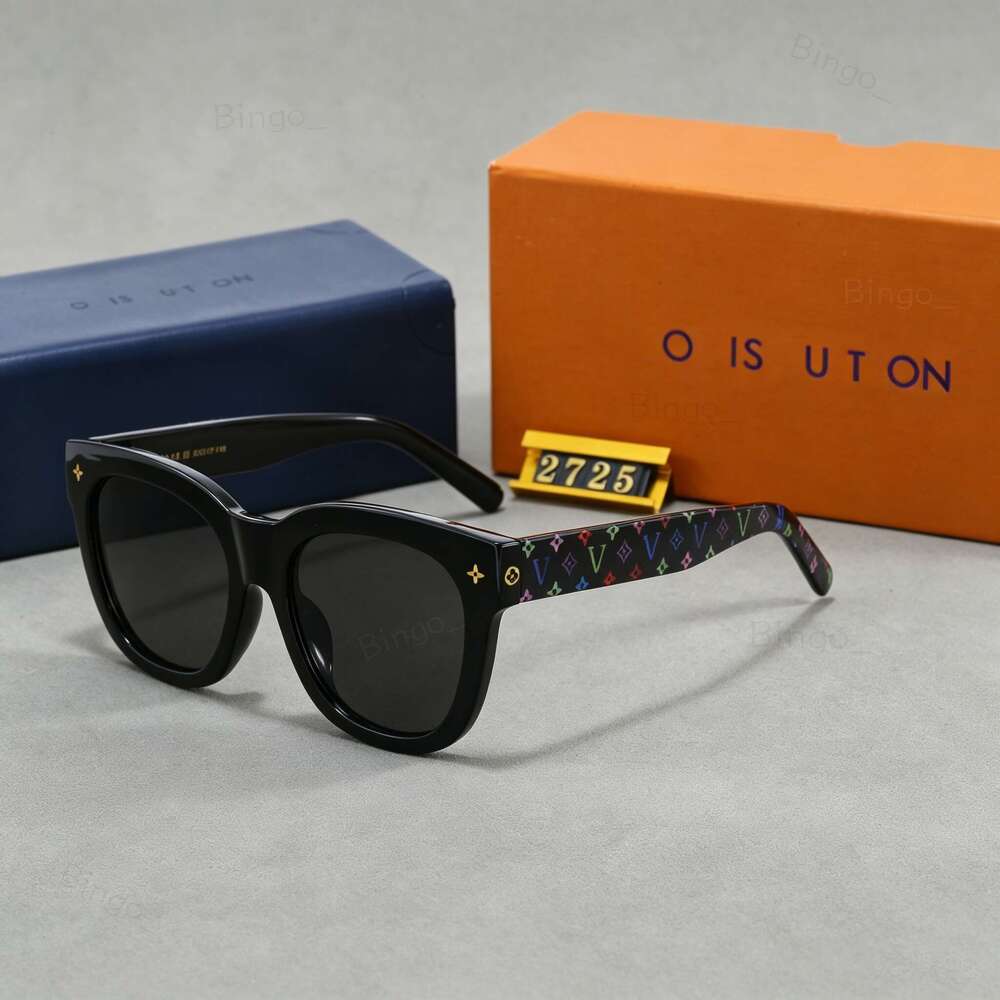 Hot Selling Luxury Oversized Sunglasses for Women Men Acetate Frame UV400 Polarized Monogram Accent Fashion Eyewear