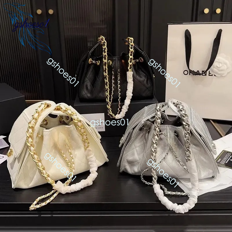 10A Caviar cf Classic Designer bags Shoulder Bag Sheepskin Women's Crossbody Bags Diamond Pattern Metal Chain Doube C Letters Flap Closure Hand