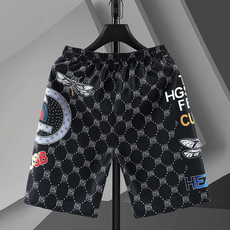 New DesignTrade Summer Beach Casual Running Sports Shorts Men 's Five-Point Straight Pants