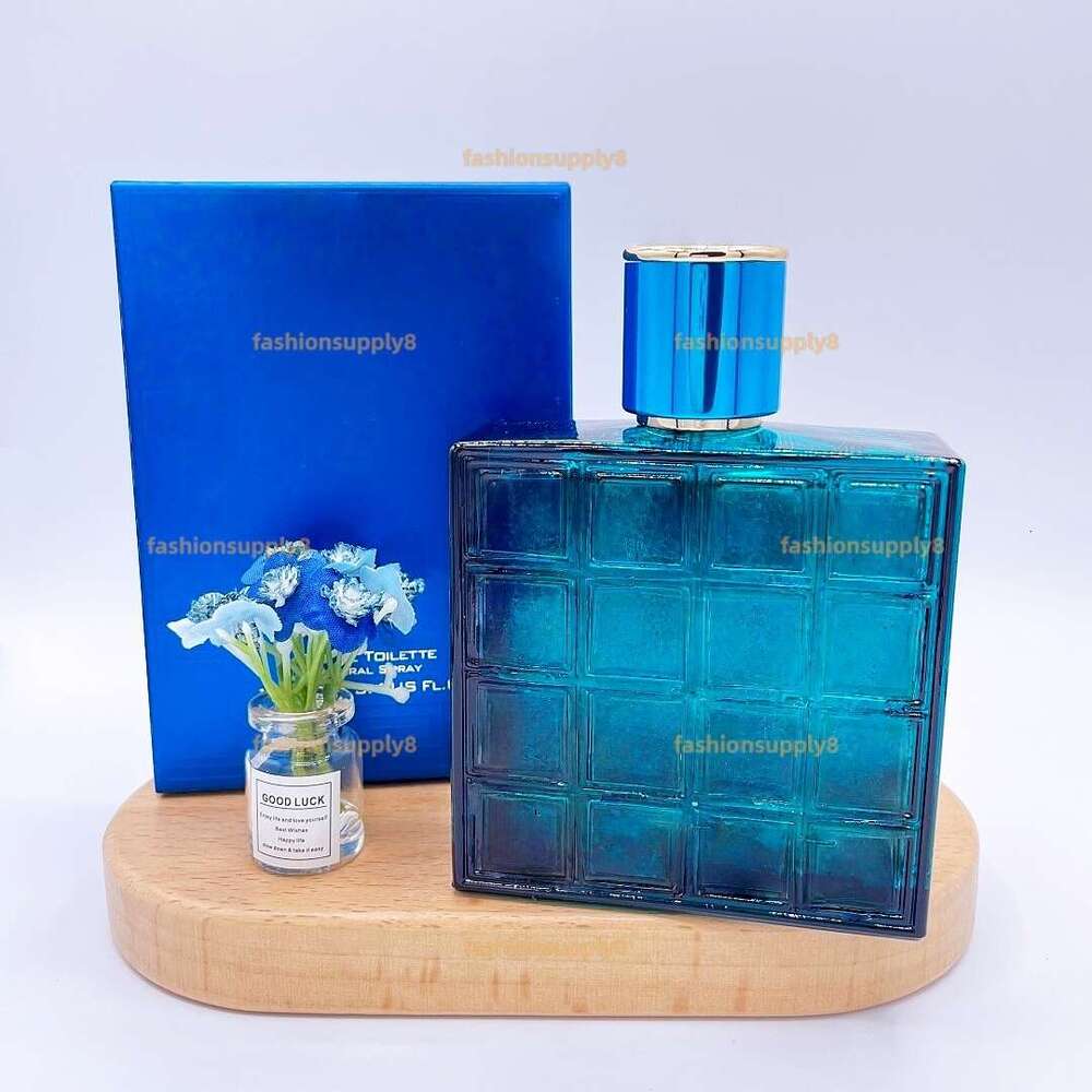 Eros Mode 100ml Unisex EDP Spray Mediterranean Blue Bottle Aromatic Herbal Mint Sage Notes Aftershave Cologne Long Lasting High Sillage Designer-image-1107204799
