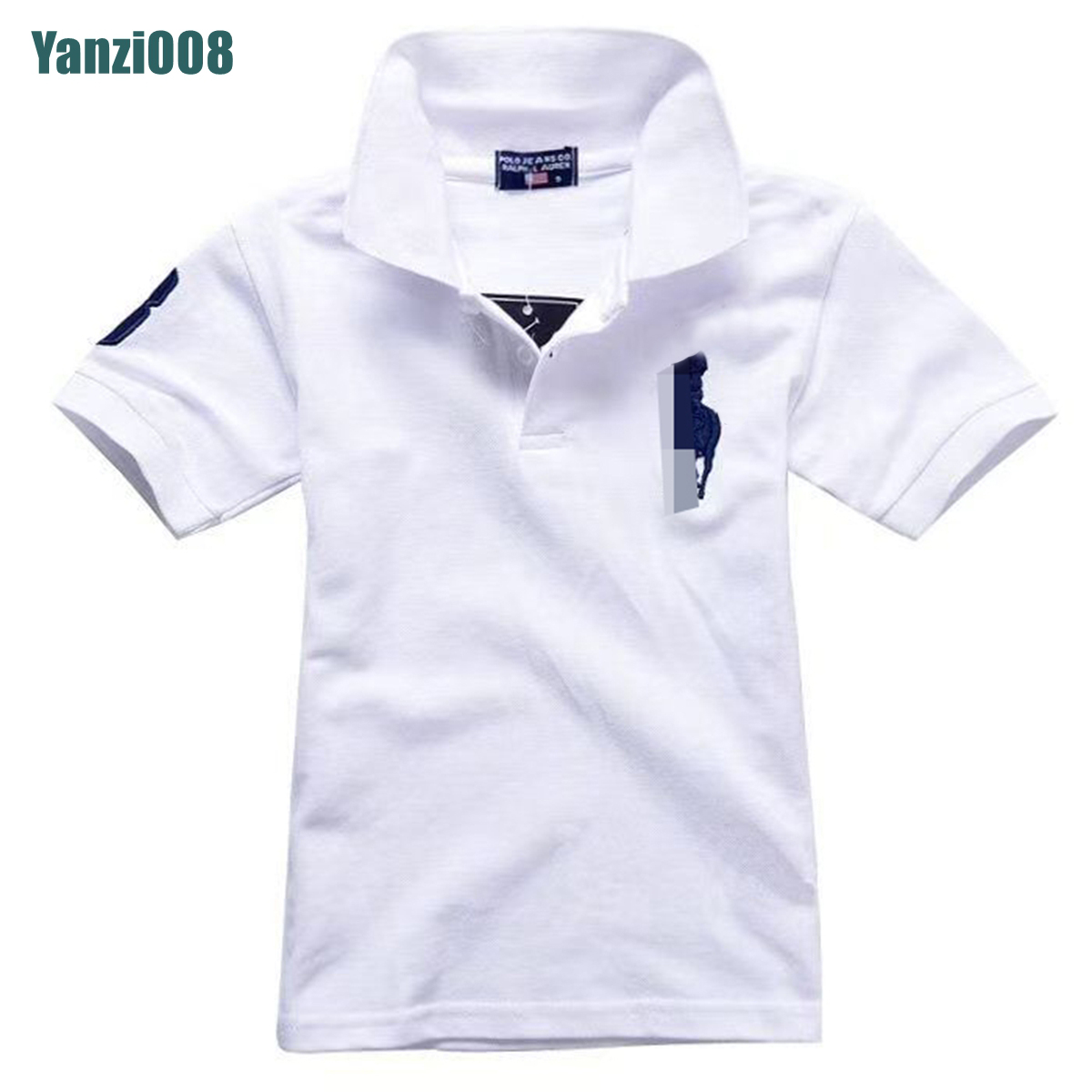 New Designer Clothes Children Polo Tshirt Fashion Boys Girls Top Tees Summer Child Pullover T-shirts Toddle Short Sleeves Tees Cotton Tops Tees K-image-1107177975