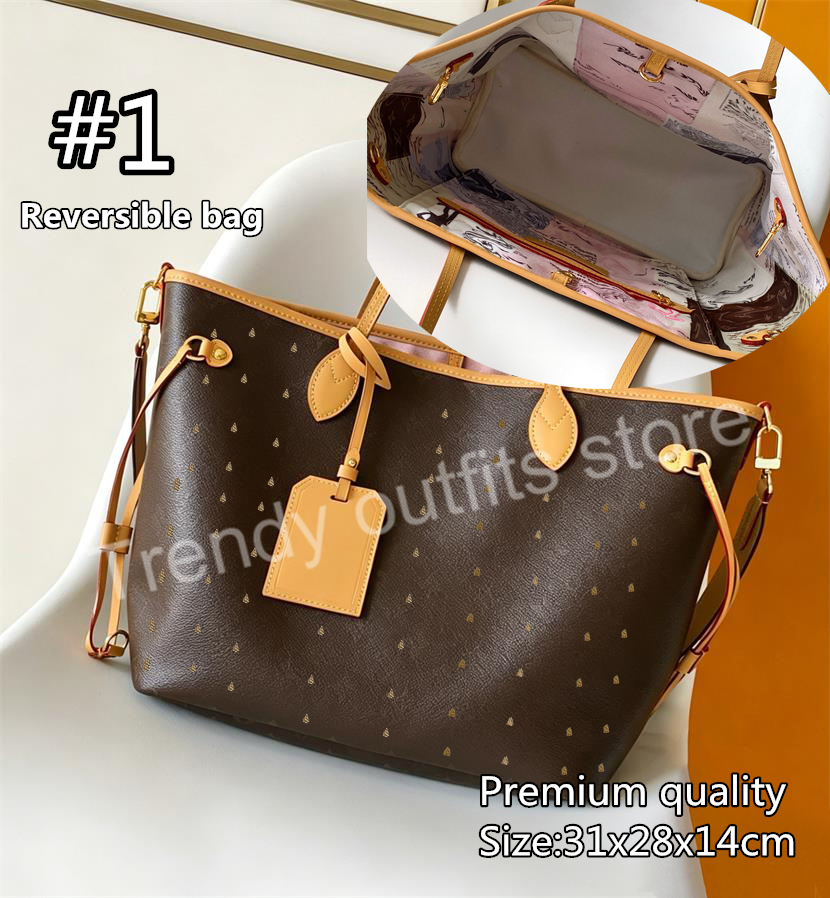 2026 Le plus récent sac fourre-tout sacs à main réversibles grande capacité Style de mode taille 32 cm