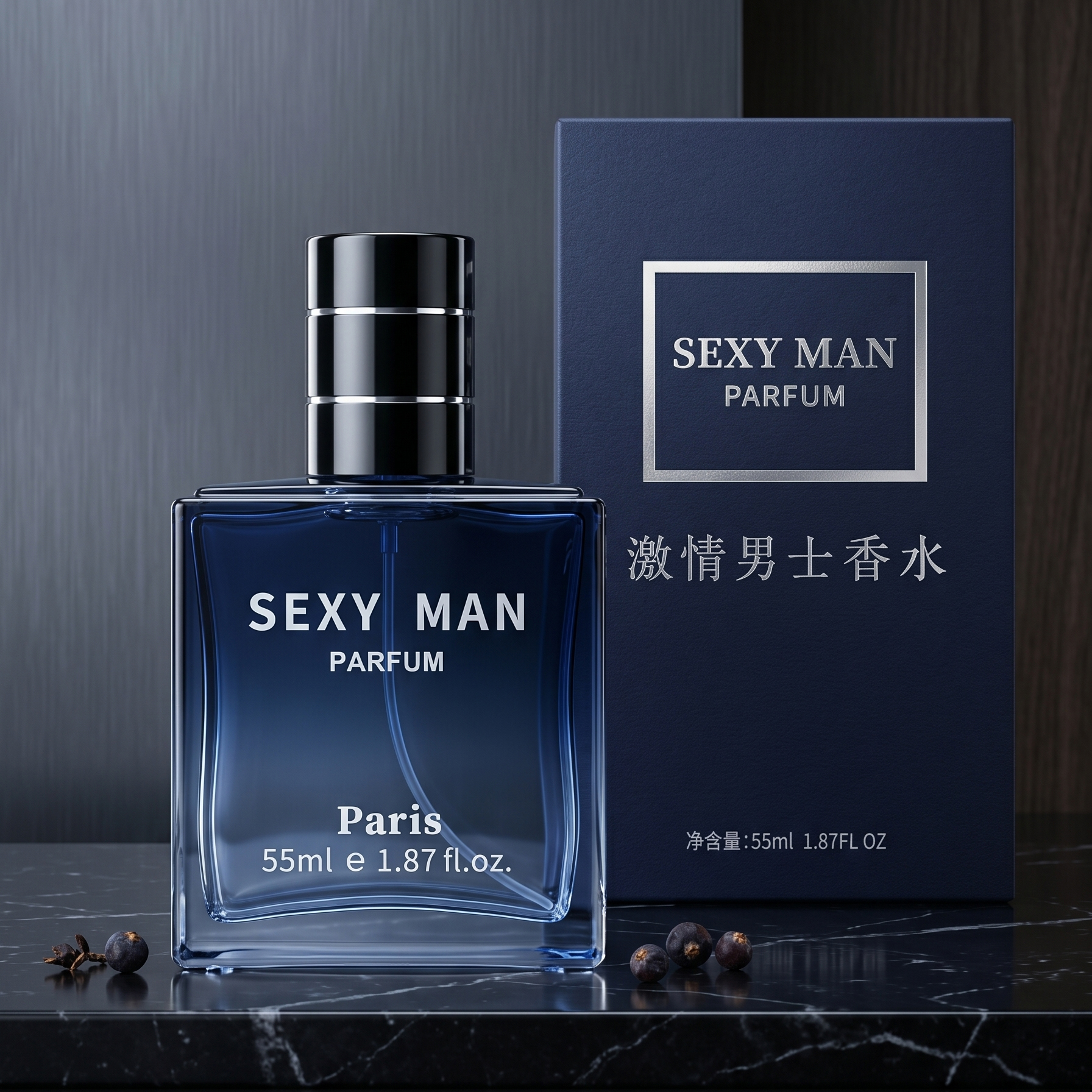 "Passion" Men's Perfume Fresh Spray with Floral, Fruity, and Woody Notes | Father's Day Gift | Ideal for Couples, Dating, and-image-1107298935