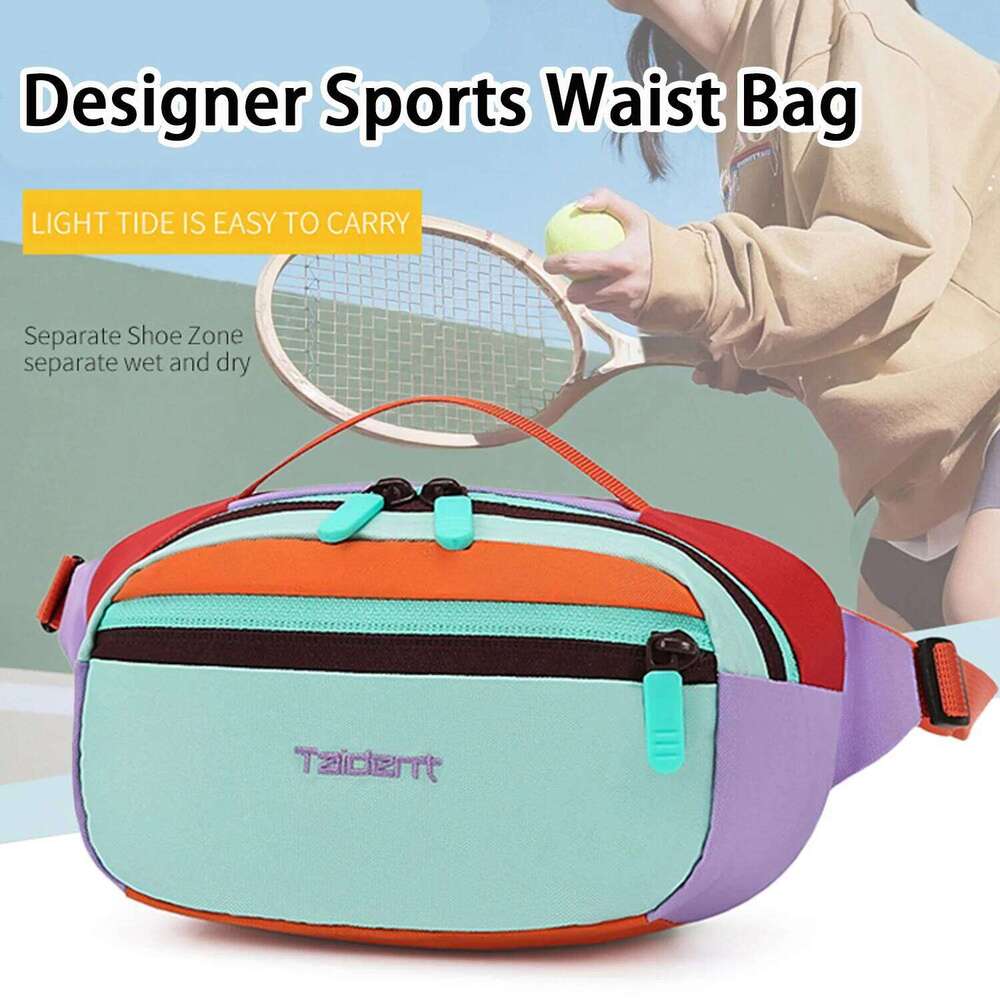 Personalized Nylon Unisex Sports Waist Large-capacity Lightweight Women's Travel Sling Bag, Men's Commuter Chest 1f0ca