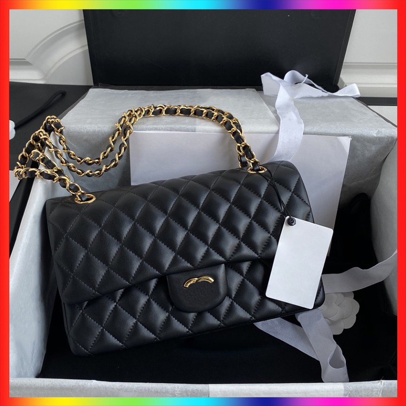Luxury cc Designer Bags 2026 Trends classic flap tote shoulder bag high quality women's fashion gold sliver hardware turn lock crossbody han-image-1112148496