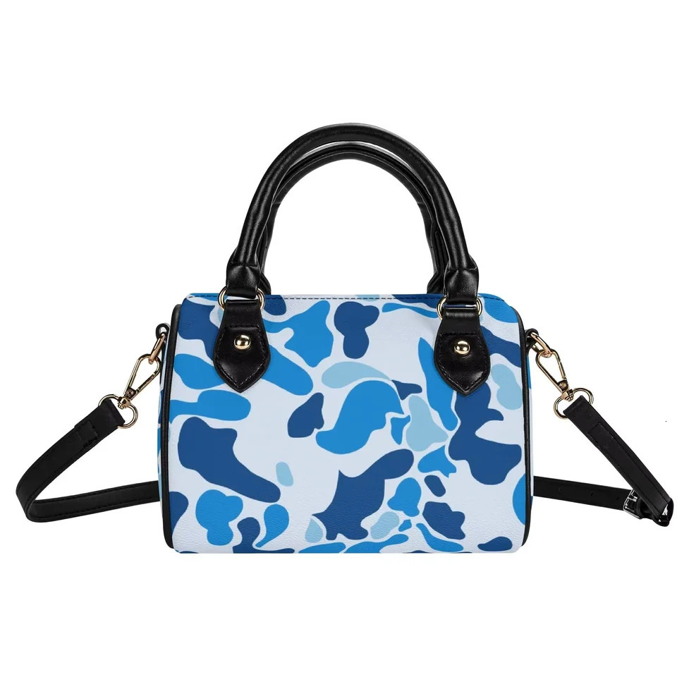 purple Camo Custom High Quality n Ladies Crossbody Bag Womens Boston Pillow Waterproof Cloud Pu Leather Purse 260522banjia