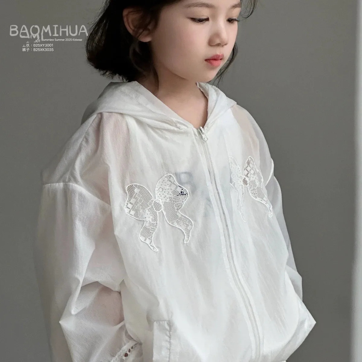 Childrens Thin Summer Outerwear Style Girls Butterfly Sun Protection Coat Jacket Lightweight Clothing for Kids 260521BJ