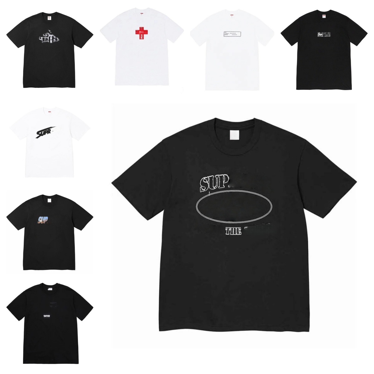 T-shirt de créateur pour hommes Mode d'été T-shirts décontractés T-shirt graphique Luxurys Polo classique lettre hip hop à manches courtes femmes