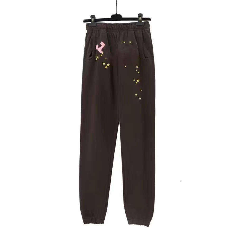 Spider Pants 5A Quality Men Women Designer Hip Hop Printed Foam Puff Pattern Printing Young Thug High Street Fashion Leisure Spyder Jogger Web Breat