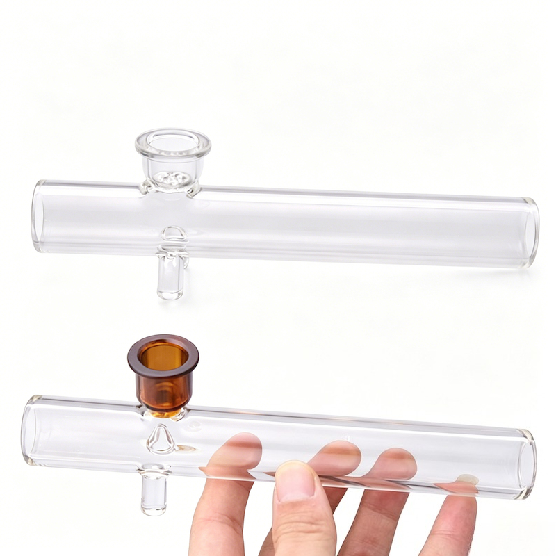 Super Thick heady BIG glass steam roller steamroller spoon pipe 7inch hand tobacco spoon Pipe for Dry Herb oil burner pipe with Smoking screen bowl