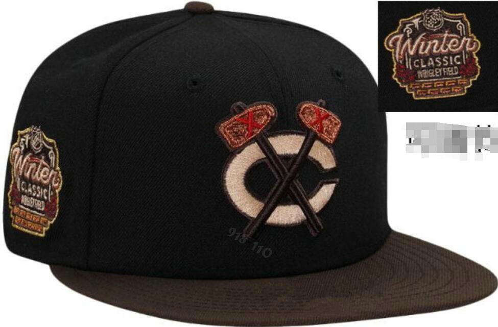 BLACKHAWKS Basketball Snapback Hockey Baseball Champions Snap Back Hats Womens Mens Flat Caps Strapback Hip Hop Sports Fitted size Hat Chapeau Cap c