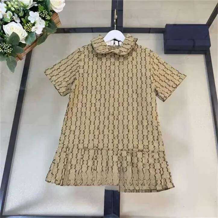 New girls dresses designer baby frock skirt letter embroidery Princess dress kids children's cotton set clothes Various styles