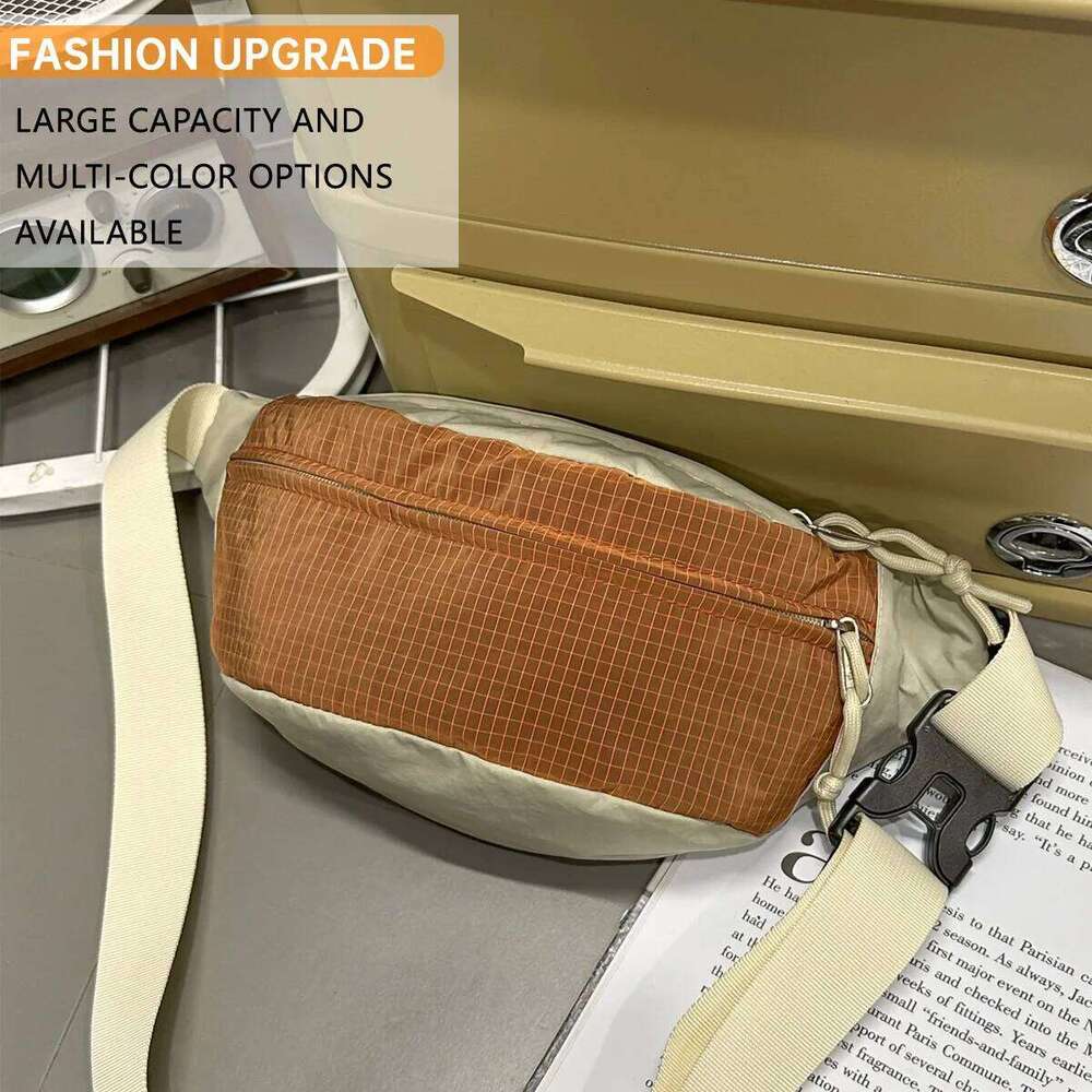 Fashionable Women's Waterproof Oxford Cloth 2026 New Model Crossbody Lightweight Travel Sports Leisure Chest Bag Student 4d6d7